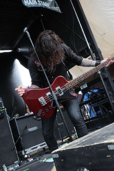 Norma Jean on the Route 66 Stage, Warped Tour, Verizon Wireless Amphitheate