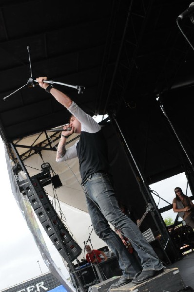 Norma Jean on the Route 66 Stage, Warped Tour, Verizon Wireless Amphitheate