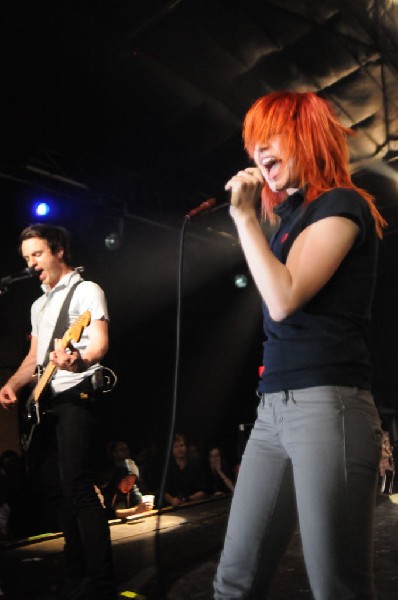 Paramore at La Zona Rosa, Austin, Texas 3/14/08 during SXSW 2008