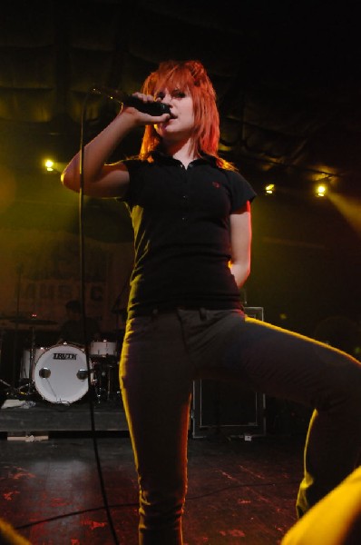 Paramore at La Zona Rosa, Austin, Texas 3/14/08 during SXSW 2008
