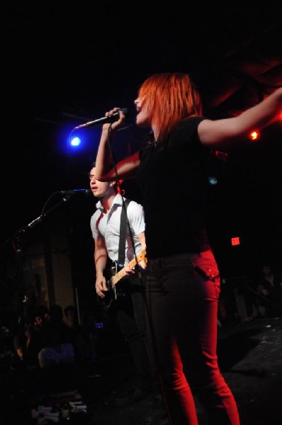 Paramore at La Zona Rosa, Austin, Texas 3/14/08 during SXSW 2008