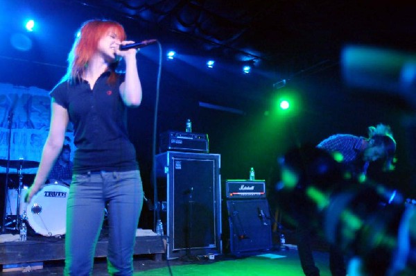 Paramore at La Zona Rosa, Austin, Texas 3/14/08 during SXSW 2008