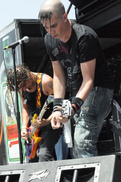 Powderburn at the Mayhem Festival Verizon Wireless Amphitheater