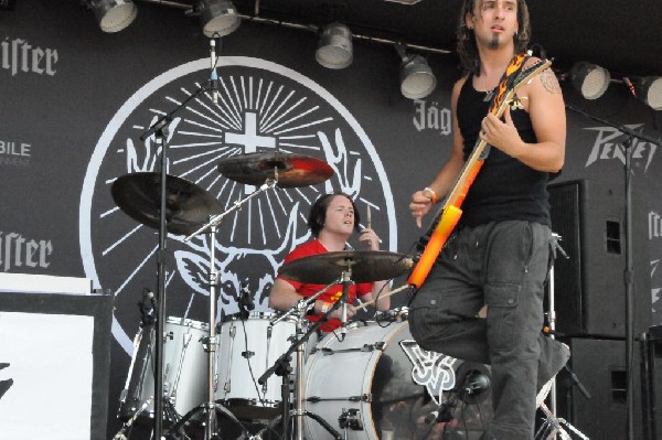 Powderburn at the Mayhem Festival Verizon Wireless Amphitheater