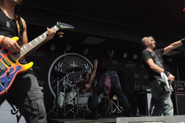 Powderburn at the Mayhem Festival Verizon Wireless Amphitheater