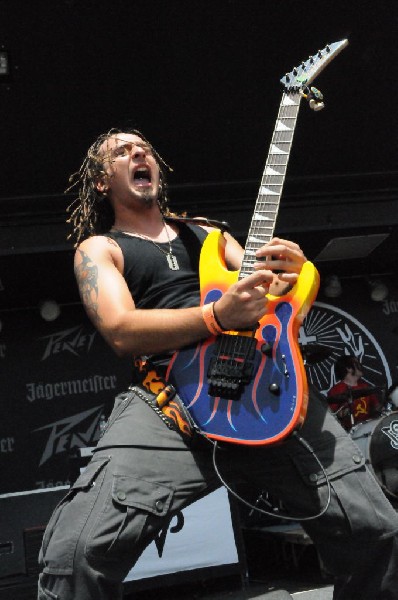 Powderburn at the Mayhem Festival Verizon Wireless Amphitheater