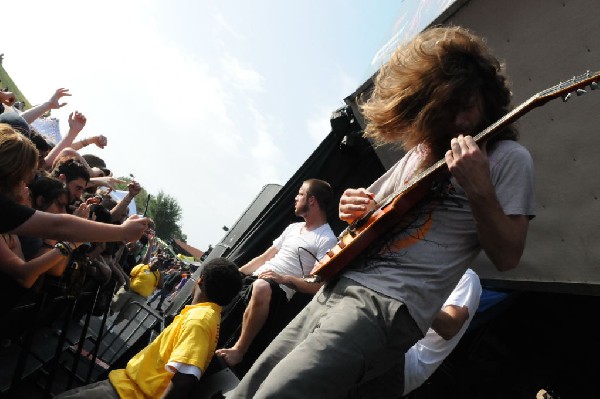 Protest The Hero on the Ernie Ball Stage, Warped Tour, Verizon Wireless