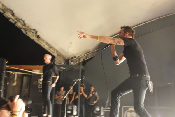 Rise Against at Stubb's BarBQ, Austin, Texas April 19, 2011 - photo by Jeff