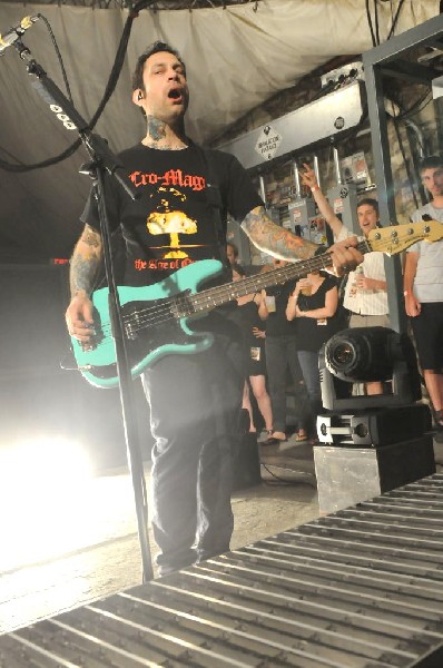 Rise Against at Stubb's BarBQ, Austin, Texas April 19, 2011 - photo by Jeff