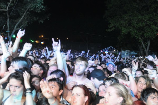 Rise Against at Stubb's BarBQ, Austin, Texas April 19, 2011 - photo by Jeff