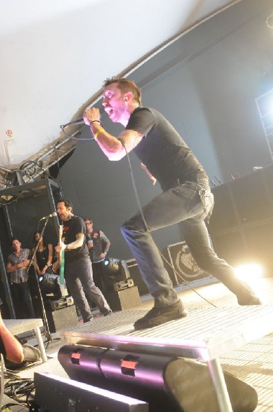 Rise Against at Stubb's BarBQ, Austin, Texas April 19, 2011 - photo by Jeff