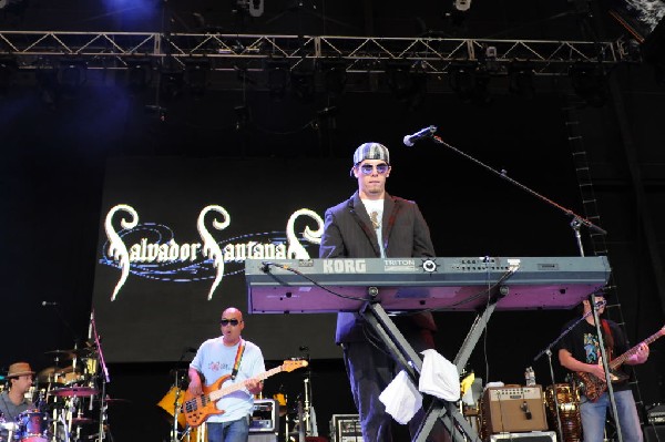 Salvador Santana Band at the Verizon Wireless Amphitheater