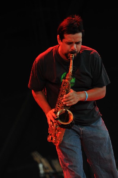 Salvador Santana Band at the Verizon Wireless Amphitheater