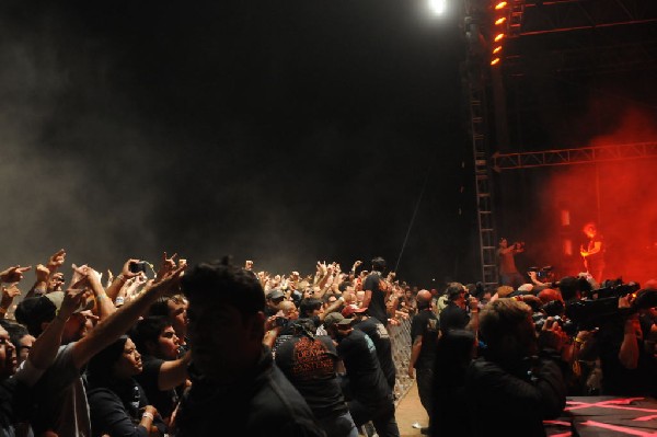 Slayer at Auditorium Shores, Austin, Texas 11/06/2011 - photo by Jeff Barri