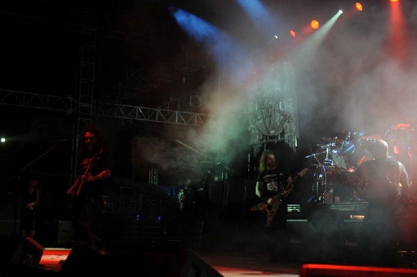 Slayer at Auditorium Shores, Austin, Texas 11/06/2011 - photo by Jeff Barri