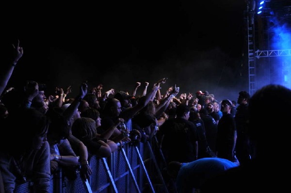 Slayer at Auditorium Shores, Austin, Texas 11/06/2011 - photo by Jeff Barri