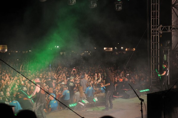 Slayer at Auditorium Shores, Austin, Texas 11/06/2011 - photo by Jeff Barri