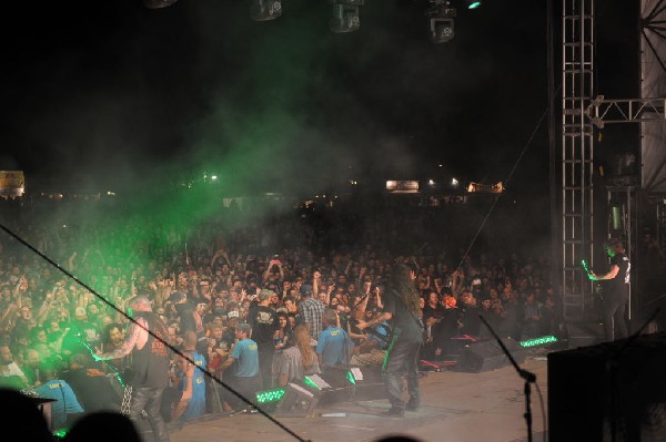 Slayer at Auditorium Shores, Austin, Texas 11/06/2011 - photo by Jeff Barri