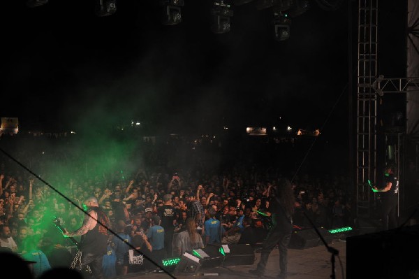 Slayer at Auditorium Shores, Austin, Texas 11/06/2011 - photo by Jeff Barri