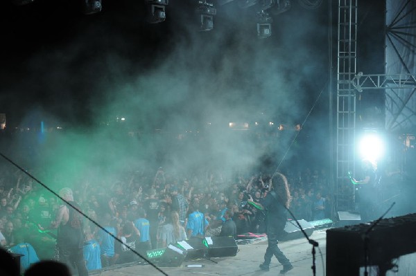 Slayer at Auditorium Shores, Austin, Texas 11/06/2011 - photo by Jeff Barri