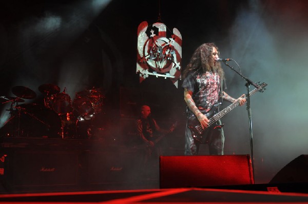 Slayer at AT&T Center, San Antonio, Texas, 09/25/10 Second night of Ame