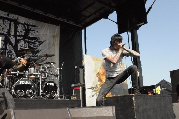 Suicide Silence at the Mayhem Festival Verizon Wireless Amphitheater