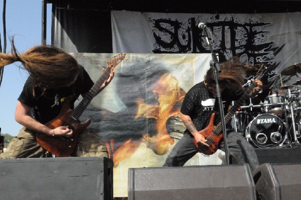 Suicide Silence at the Mayhem Festival Verizon Wireless Amphitheater