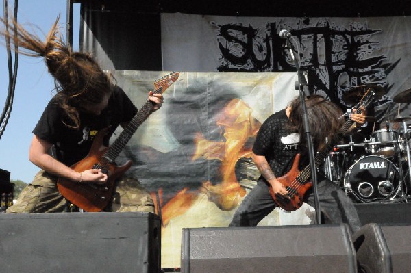 Suicide Silence at the Mayhem Festival Verizon Wireless Amphitheater