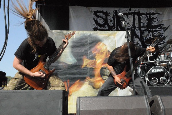 Suicide Silence at the Mayhem Festival Verizon Wireless Amphitheater
