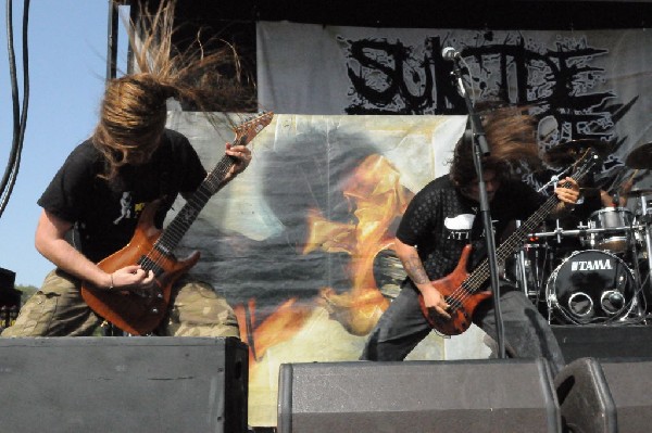 Suicide Silence at the Mayhem Festival Verizon Wireless Amphitheater