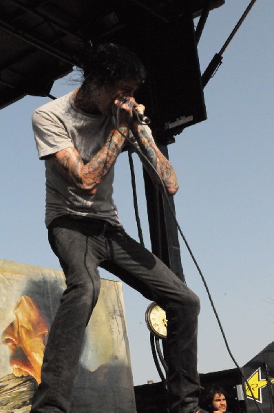 Suicide Silence at the Mayhem Festival Verizon Wireless Amphitheater