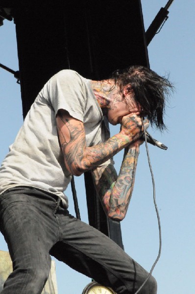 Suicide Silence at the Mayhem Festival Verizon Wireless Amphitheater