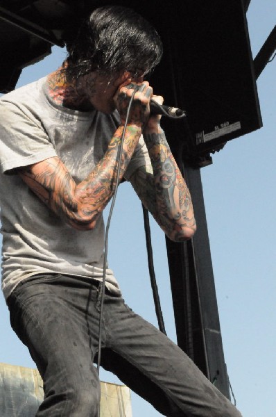 Suicide Silence at the Mayhem Festival Verizon Wireless Amphitheater