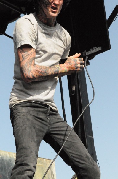 Suicide Silence at the Mayhem Festival Verizon Wireless Amphitheater