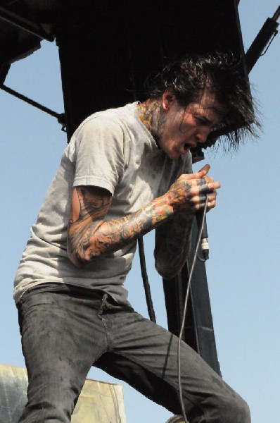 Suicide Silence at the Mayhem Festival Verizon Wireless Amphitheater