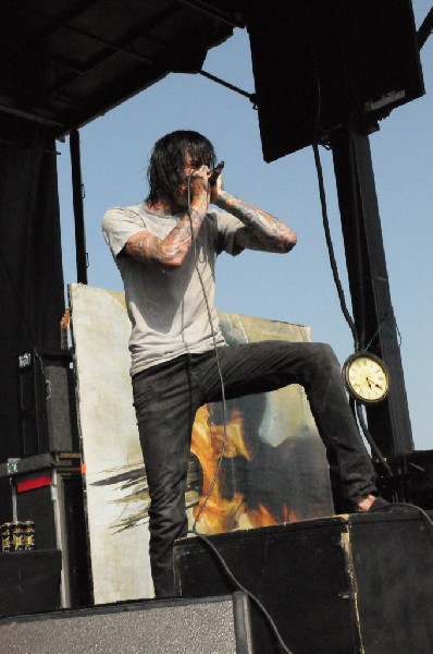 Suicide Silence at the Mayhem Festival Verizon Wireless Amphitheater