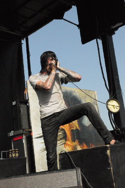 Suicide Silence at the Mayhem Festival Verizon Wireless Amphitheater