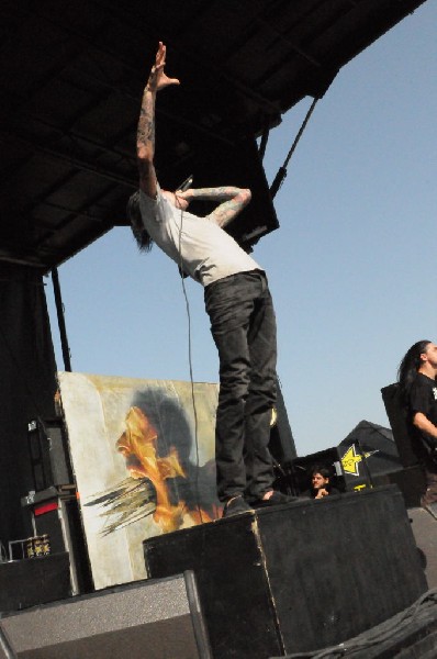 Suicide Silence at the Mayhem Festival Verizon Wireless Amphitheater