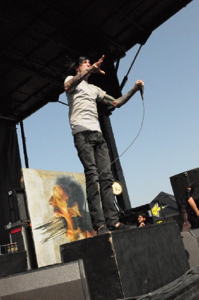 Suicide Silence at the Mayhem Festival Verizon Wireless Amphitheater