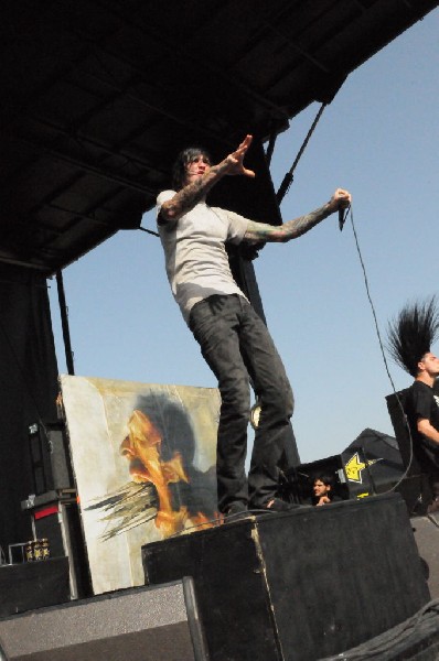 Suicide Silence at the Mayhem Festival Verizon Wireless Amphitheater