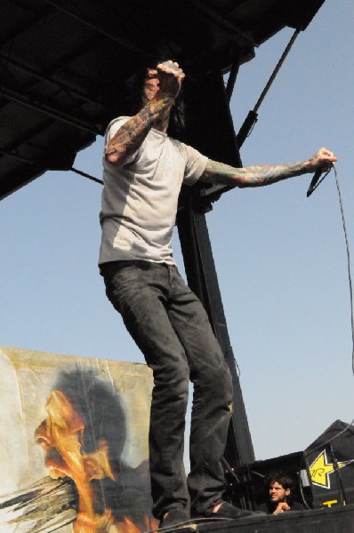 Suicide Silence at the Mayhem Festival Verizon Wireless Amphitheater