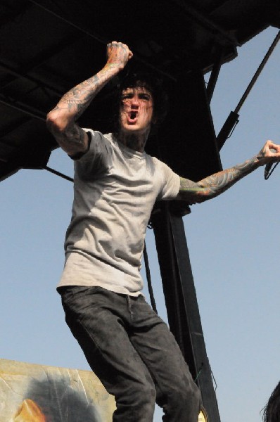 Suicide Silence at the Mayhem Festival Verizon Wireless Amphitheater