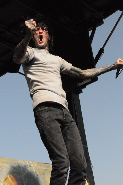 Suicide Silence at the Mayhem Festival Verizon Wireless Amphitheater