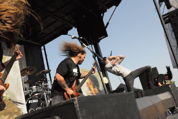 Suicide Silence at the Mayhem Festival Verizon Wireless Amphitheater