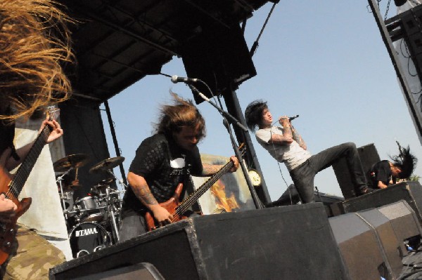 Suicide Silence at the Mayhem Festival Verizon Wireless Amphitheater