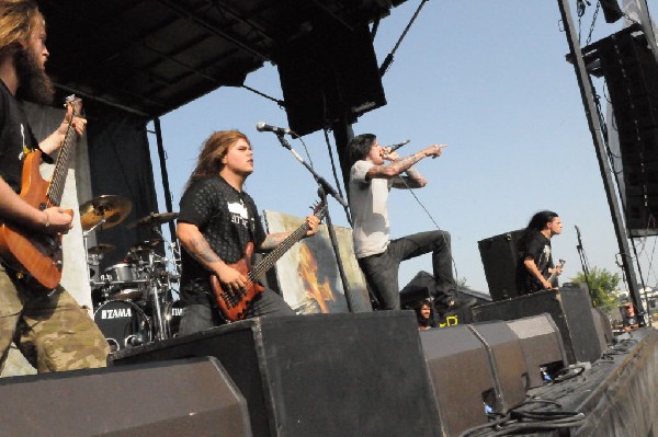 Suicide Silence at the Mayhem Festival Verizon Wireless Amphitheater
