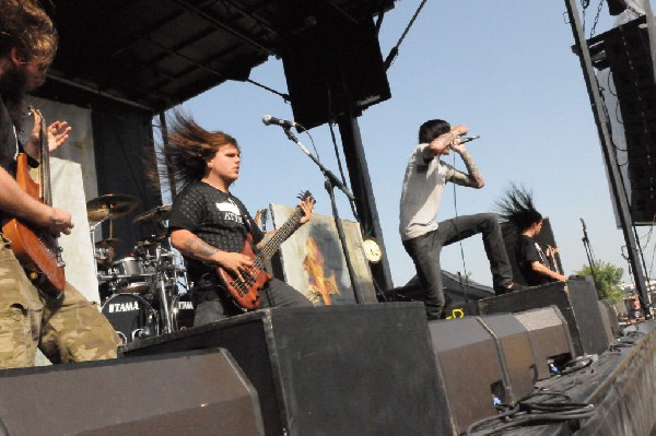Suicide Silence at the Mayhem Festival Verizon Wireless Amphitheater