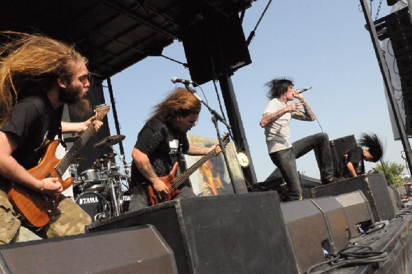 Suicide Silence at the Mayhem Festival Verizon Wireless Amphitheater