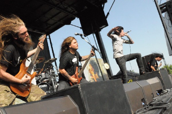 Suicide Silence at the Mayhem Festival Verizon Wireless Amphitheater