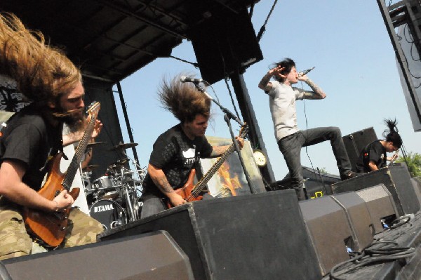 Suicide Silence at the Mayhem Festival Verizon Wireless Amphitheater